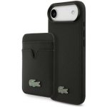 Lacoste Iconic Petit Pique MagSafe Zadní Kryt + Peněženka pro iPhone Air Black – Zboží Mobilmania