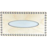 Pro Háčkování Obdélník na kapesníky 25 x 13 cm bříza – Zboží Dáma