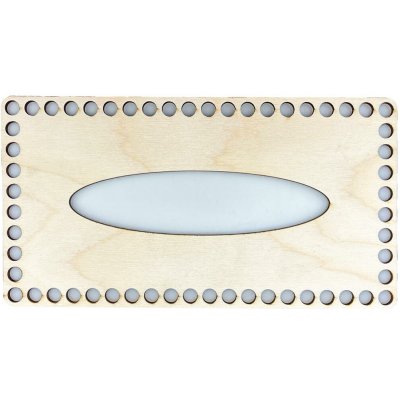 Pro Háčkování Obdélník na kapesníky 25 x 13 cm bříza – Zboží Dáma