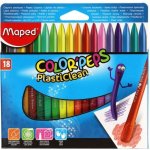 Maped Plastové pastely ColorPeps Plasticlean 18 barev – Zboží Dáma