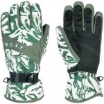 Roxy dámské zimní rukavice Jetty Glov Dark Forest Wild Zelená