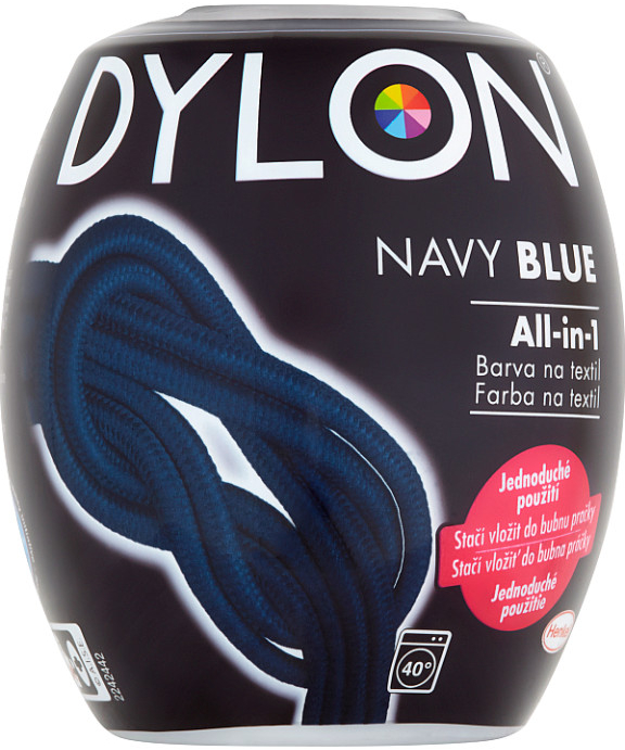 Dylon All-in-1 Navy blue barva na textil 350g od 100 Kč - Heureka.cz