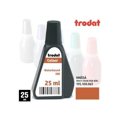Trodat Razítková barva hnědá 25 ml – Hledejceny.cz