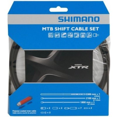 Shimano MTB Shift Cable set XTR řadící set černý – Zboží Dáma