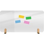 Legamaster Průhledná stolní dělící přepážka 60 x 120 cm samostojící – Zboží Dáma
