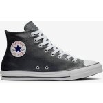 Converse Chuck Taylor All Star Faux Leather Hi A00764C/Dark Smoke Grey/Black/White – Zboží Mobilmania