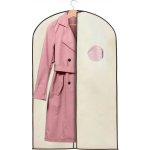 Obal na oděvy s průzorem 150x60 cm černý springos – Sleviste.cz