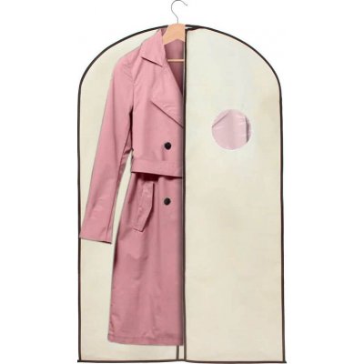 Obal na oděvy s průzorem 150x60 cm černý springos – Sleviste.cz