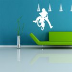 SABLIO Samolepka na zeď Freestyle 60y54 cm – Sleviste.cz