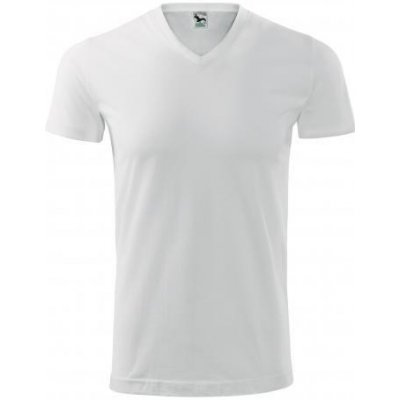 Pánské tričko Heavy V-NECK Bílá