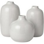 Blomus CEOLA set 3 váz lesklé krémové – Hledejceny.cz