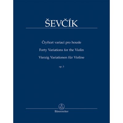 Čtyřicet variací pro housle op. 3 - Otakar Ševčík – Zboží Mobilmania