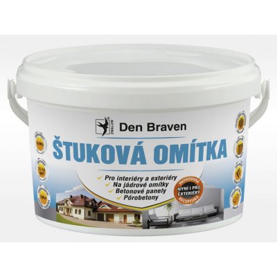 Den Braven Štuková omítka Hmotnost: 4 kg – Zboží Mobilmania