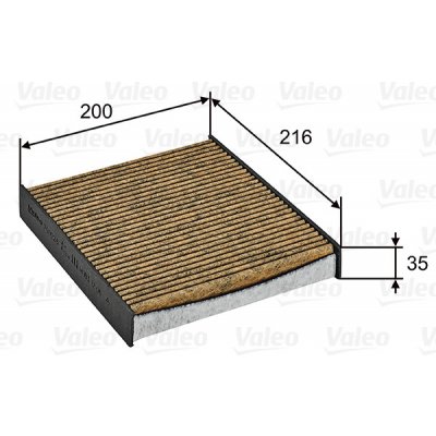 Filtr, vzduch v interiéru VALEO 701026 – Hledejceny.cz