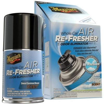 Meguiar's Air Re-Fresher Odor Eliminator Summer Breeze Scent 71 g