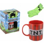 Paladone Dárková sada Minecraft Hrnek TNT a ponožky Creeper 315 ml – Zboží Dáma