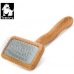 Eco Bamboo Kartáč na vyčesávání pro střední psy M – Zboží Dáma