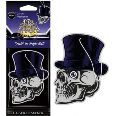 Aroma Car DIA DE LOS MUERTOS Skull in Hat Black Oud – Hledejceny.cz