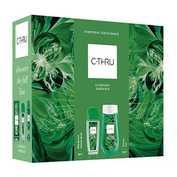 C-Thru Luminous Emerald deodorant sklo 75 ml + sprchový gel 250 ml dárková sada