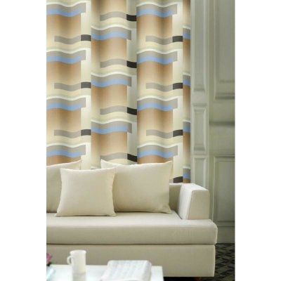 Výprodej Dekorační látky, OXY stripes modrý, 150 cm 150 x 205 cm – Sleviste.cz