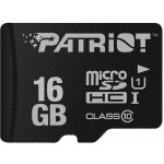 PATRIOT microSDHC Class10 16 GB SF16GMDC10 – Hledejceny.cz