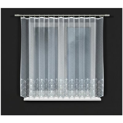 Dekorační žakárová záclona s řasící páskou ATTARA 170 bílá 300x170 cm MyBestHome – Hledejceny.cz