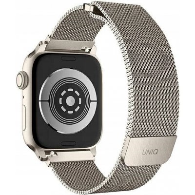 UNIQ strap Dante Apple Watch Series 4/5/6/7/SE 42/44/45mm. Stainless Steel starlight UNIQ-45MM-DANSLGT – Zbozi.Blesk.cz