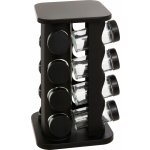 5five Simply Smart Kovový organizér na koření ROTA, 16 skleněných dóz – Zboží Dáma