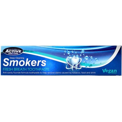 Beauty Formulas Smokers Fresh Breath zubní pasta pro kuřáky jemně odstraní skvrny a zabarvení zubů 100 ml – Zbozi.Blesk.cz