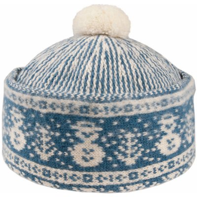 Tonak Zmijovka čepice dětská Triton Sněhulák světle modrá /smetanová – Sleviste.cz