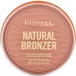 Rimmel London Natural Bronzer Ultra-Fine Bronzing Powder dlouhotrvající bronzer 001 Sunlight 14 g – Zboží Dáma