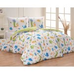 Matějovský Povlečení ZAHRÁDKA zeleno-bílé bavlna hladká digitál 140x200 70x90 – Hledejceny.cz