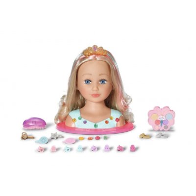 Zapf Creation BABY born Starší sestřička česací hlava blondýnka s kadeřnickými doplňky – Zboží Dáma