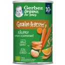 GERBER Organic křupky s mrkví a pomerančem 35 g