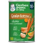 GERBER Organic křupky s mrkví a pomerančem 35 g – Zboží Mobilmania