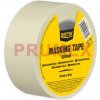 Stavební páska Den Braven Maskovací páska Distyk 50 m x 19 mm světle žlutá B7001DEU