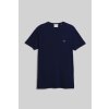 Pánské Tričko GANT tričko SLIM PIQUE SS T-SHIRT modrá