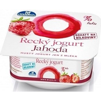 Milko Řecký jogurt jahoda 140 g