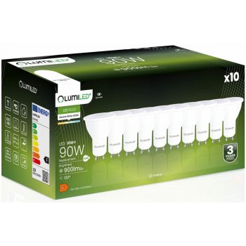 Lumiled LED žárovky GU10 900 lm 10 W bílé neutrální 10 ks