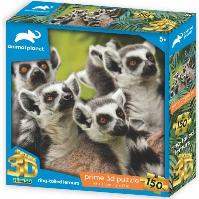 PRIME 3D PUZZLE Lemur 150 ks – Zbozi.Blesk.cz