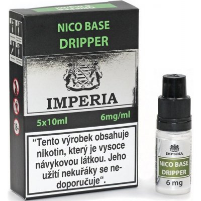 Nikotinová báze CZ IMPERIA Dripper 5x10ml PG30-VG70 6mg – Zbozi.Blesk.cz