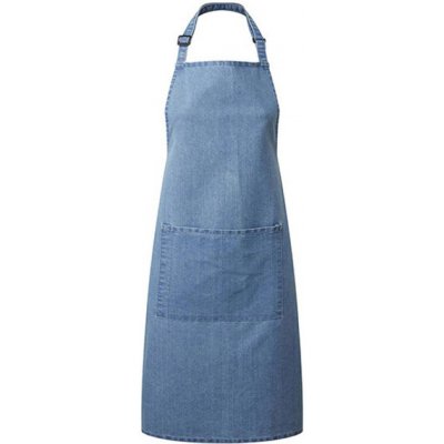 Premier Workwear Pracovní zástěra za krk s kapsou PR154 Blue Denim Pantone 2166C 72x86cm – Hledejceny.cz