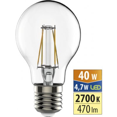 McLED Žár.LED 4,7W-40 E27 2700K 320° – Zboží Živě