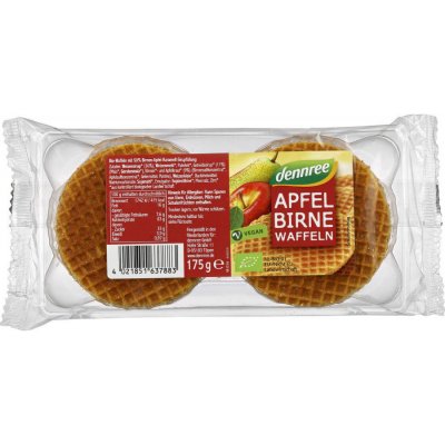 BIO DENNREE Vafle jablečno-hruškové 175 g – Zboží Dáma