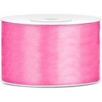 Partydeco stuha saténová 38mm, 25m růžová – Zboží Dáma