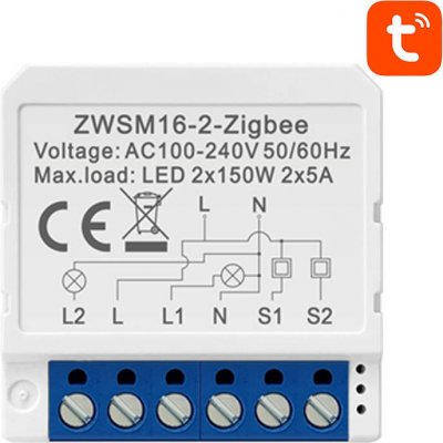 Avatto ZigBee ZWSM16-W2 TUYA – Zboží Živě Avatto ZigBee ZWSM16-W2 TUYA – Zboží Živě