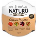 Krmivo pro kočky Naturo Adult Cat Salmon Mousse 85 g