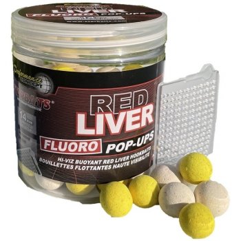 Starbaits Plovoucí boilies Concept Bright Red Liver 50g 14mm