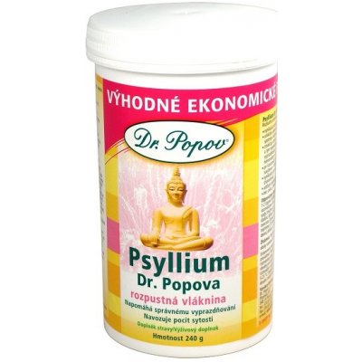 Dr.Popov Psyllium indická rozpustná vláknina 240 g