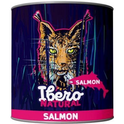 Ibero Natural Cat Salmon 5 x 200 g – Zbozi.Blesk.cz